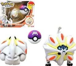 Pkm.store Pokemon Spielzeug-Pokemon Pokeball Set Mit Figur (Pikachu, Glurak, Bisaflor, Turtok, Garados)