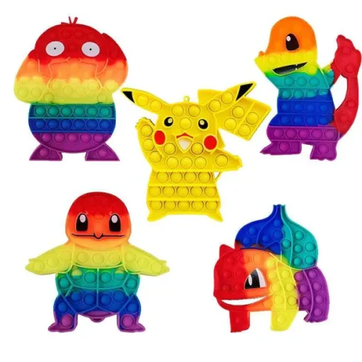 Pkm.store Pokemon Spielzeug-Pokemon Pop It Fidget - Verschiedene Motive Zur Wahl