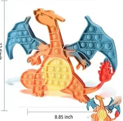 Pkm.store Pokemon Spielzeug-Pokemon Pop It Fidget - Verschiedene Motive Zur Wahl