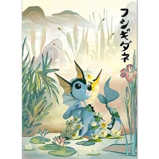 Pkm.store Sonstiges Merchandise-Pokemon Poster Kunstdruck Im Japanischen Stil - Viele Motive