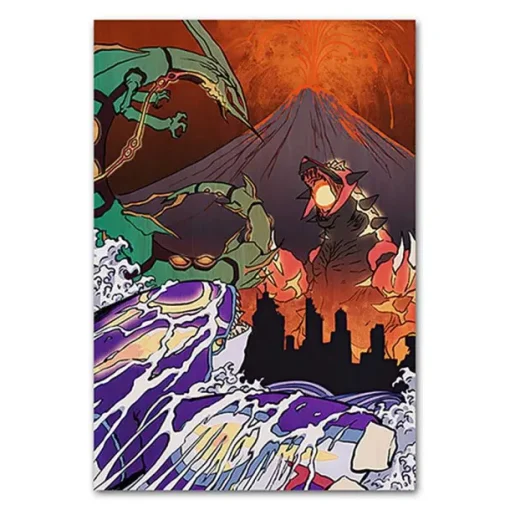 Pkm.store Sonstiges Merchandise-Pokemon Poster Kunstdruck Im Japanischen Stil - Viele Motive