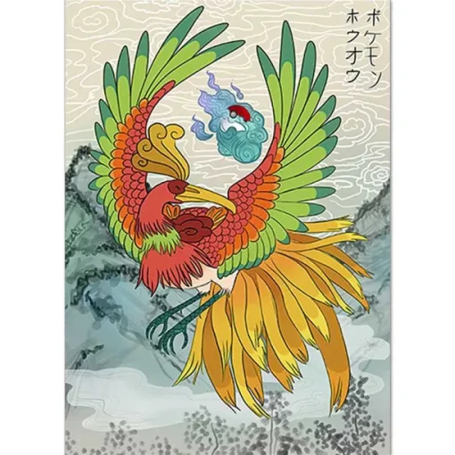 Pkm.store Sonstiges Merchandise-Pokemon Poster Kunstdruck Im Japanischen Stil - Viele Motive