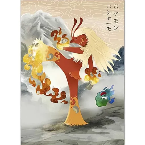 Pkm.store Sonstiges Merchandise-Pokemon Poster Kunstdruck Im Japanischen Stil - Viele Motive