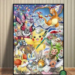 Pkm.store Sonstiges Merchandise-Pokemon Poster Kunstdrucke Ash Ketchum Pikachu Jigglypuff Etc.