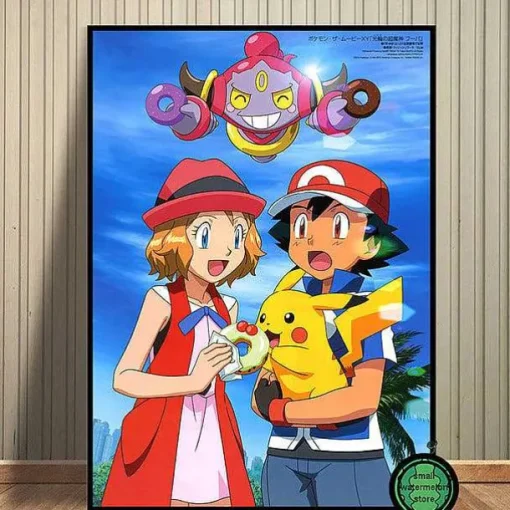 Pkm.store Sonstiges Merchandise-Pokemon Poster Kunstdrucke Ash Ketchum Pikachu Jigglypuff Etc.