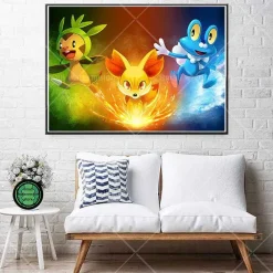 Pkm.store Sonstiges Merchandise-Pokemon Poster Kunstdrucke Ash Ketchum Pikachu Jigglypuff Etc.