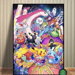 Pkm.store Sonstiges Merchandise-Pokemon Poster Kunstdrucke Ash Ketchum Pikachu Jigglypuff Etc.