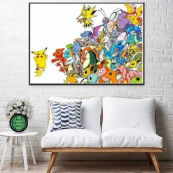 Pkm.store Sonstiges Merchandise-Pokemon Poster Kunstdrucke Ash Ketchum Pikachu Jigglypuff Etc.