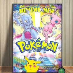 Pkm.store Sonstiges Merchandise-Pokemon Poster Kunstdrucke Ash Ketchum Pikachu Jigglypuff Etc.