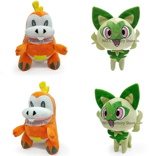 Pkm.store Pokemon Kuscheltiere-Pokemon Purpur & Karmesin Kuscheltiere - Krokel, Kappalores, Zorua U. A.