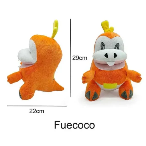 Pkm.store Pokemon Kuscheltiere-Pokemon Purpur & Karmesin Kuscheltiere - Krokel, Kappalores, Zorua U. A.