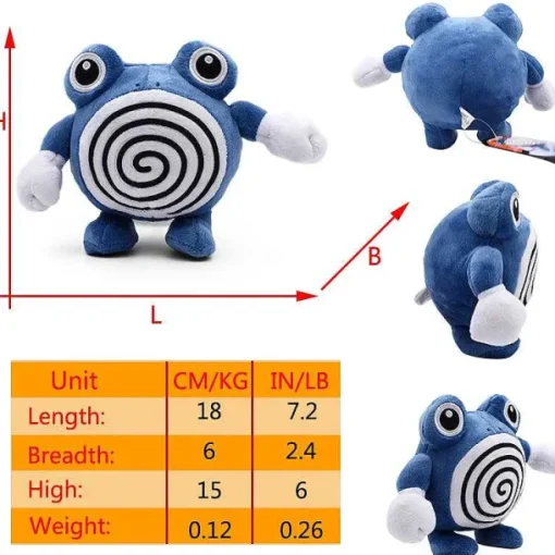 Pkm.store Pokemon Kuscheltiere-Pokemon Quappo Quapsel Quaputzi Oder Quaxo Kuscheltiere