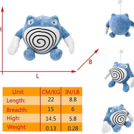 Pkm.store Pokemon Kuscheltiere-Pokemon Quappo Quapsel Quaputzi Oder Quaxo Kuscheltiere