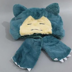 Pkm.store Pokemon Mützen & Caps-Pokemon Relaxo Snorlax Pluschige Cosplay Mutze Mit Langen Ohren