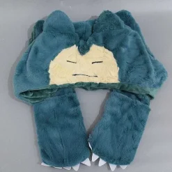 Pkm.store Pokemon Mützen & Caps-Pokemon Relaxo Snorlax Pluschige Cosplay Mutze Mit Langen Ohren