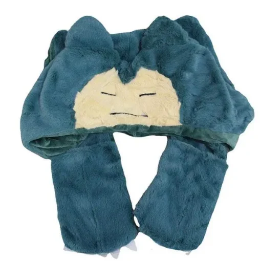 Pkm.store Pokemon Mützen & Caps-Pokemon Relaxo Snorlax Pluschige Cosplay Mutze Mit Langen Ohren