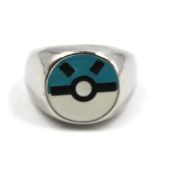 Pkm.store Pokemon Schmuck-Pokemon Ringe Mit Poke Ball, Gengar, Zapdos, Articuno, Moltres Motiv