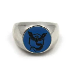 Pkm.store Pokemon Schmuck-Pokemon Ringe Mit Poke Ball, Gengar, Zapdos, Articuno, Moltres Motiv