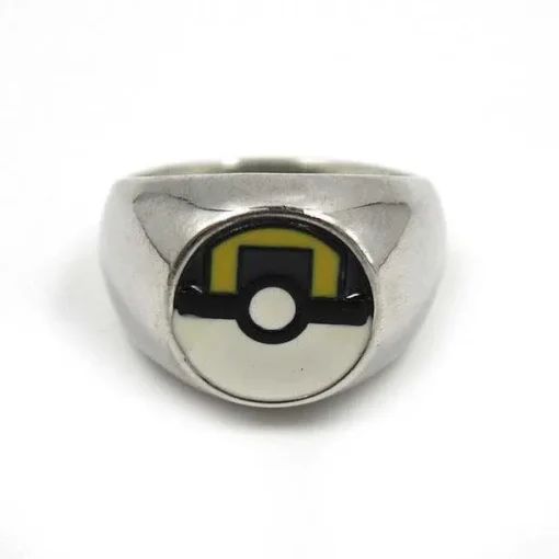 Pkm.store Pokemon Schmuck-Pokemon Ringe Mit Poke Ball, Gengar, Zapdos, Articuno, Moltres Motiv