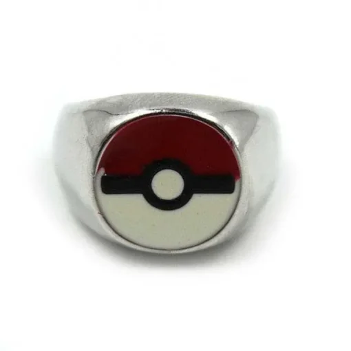 Pkm.store Pokemon Schmuck-Pokemon Ringe Mit Poke Ball, Gengar, Zapdos, Articuno, Moltres Motiv