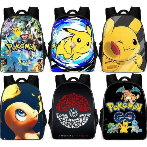 Pkm.store Rucksäcke & Taschen-Pokemon Rucksack Fur Teenager (25 Motive) - 40Cm*30Cm*15Cm