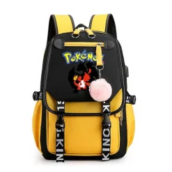 Pkm.store Rucksäcke & Taschen-Pokemon Rucksack Mit Laptopfach Fur Schule, Uni Etc.
