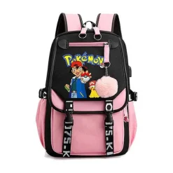 Pkm.store Rucksäcke & Taschen-Pokemon Rucksack Mit Laptopfach Fur Schule, Uni Etc.