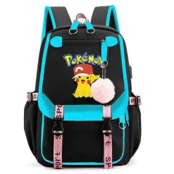 Pkm.store Rucksäcke & Taschen-Pokemon Rucksack Mit Laptopfach Fur Schule, Uni Etc.