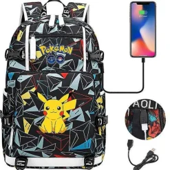 Pkm.store Rucksäcke & Taschen-Pokemon Rucksack Mit Smartphone Ladefunktion