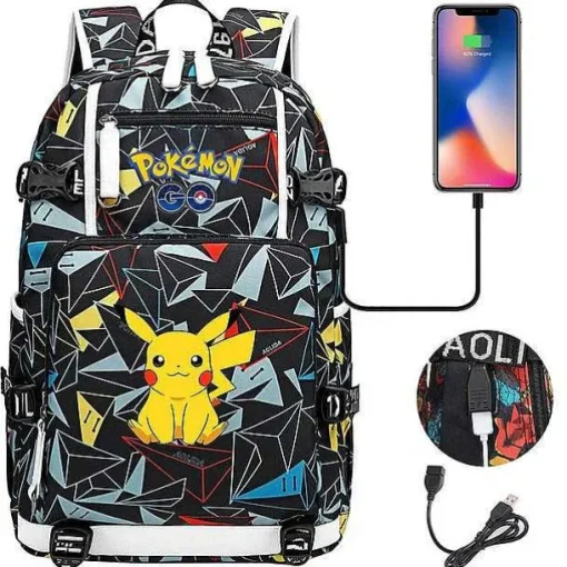 Pkm.store Rucksäcke & Taschen-Pokemon Rucksack Mit Smartphone Ladefunktion