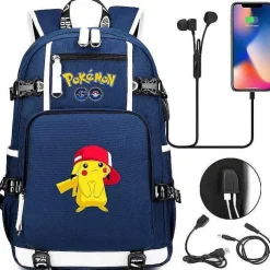 Pkm.store Rucksäcke & Taschen-Pokemon Rucksack Mit Smartphone Ladefunktion