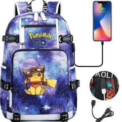 Pkm.store Rucksäcke & Taschen-Pokemon Rucksack Mit Smartphone Ladefunktion