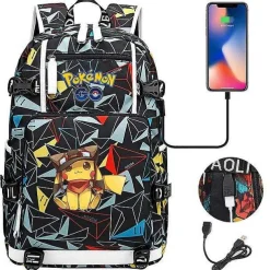 Pkm.store Rucksäcke & Taschen-Pokemon Rucksack Mit Smartphone Ladefunktion