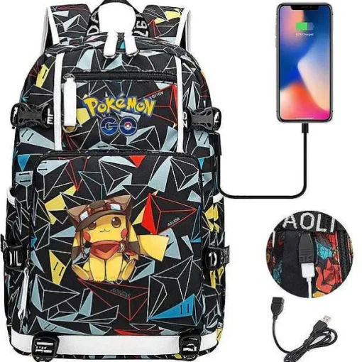 Pkm.store Rucksäcke & Taschen-Pokemon Rucksack Mit Smartphone Ladefunktion