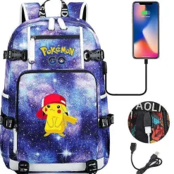 Pkm.store Rucksäcke & Taschen-Pokemon Rucksack Mit Smartphone Ladefunktion