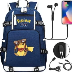 Pkm.store Rucksäcke & Taschen-Pokemon Rucksack Mit Smartphone Ladefunktion
