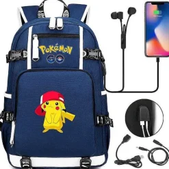 Pkm.store Rucksäcke & Taschen-Pokemon Rucksack Mit Smartphone Ladefunktion