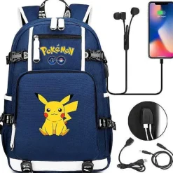 Pkm.store Rucksäcke & Taschen-Pokemon Rucksack Mit Smartphone Ladefunktion