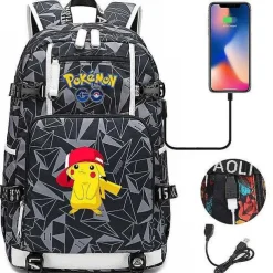 Pkm.store Rucksäcke & Taschen-Pokemon Rucksack Mit Smartphone Ladefunktion