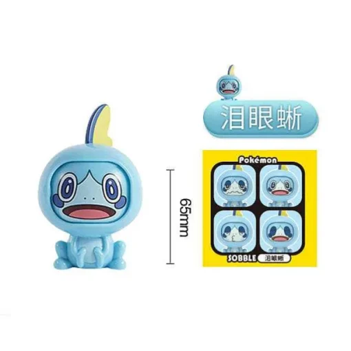 Pkm.store Pokemon Figuren-Pokemon Sammelfiguren Mit Wechselgesicht (Ca. 5 Cm)