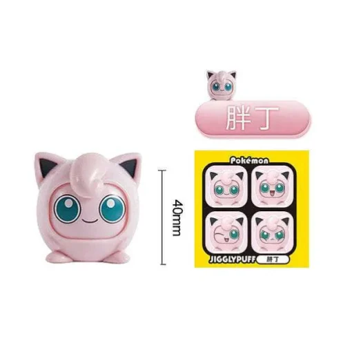Pkm.store Pokemon Figuren-Pokemon Sammelfiguren Mit Wechselgesicht (Ca. 5 Cm)