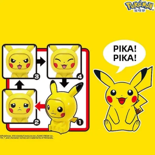 Pkm.store Pokemon Figuren-Pokemon Sammelfiguren Mit Wechselgesicht (Ca. 5 Cm)