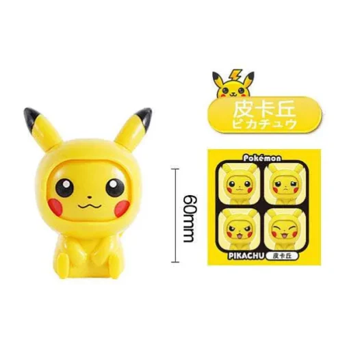 Pkm.store Pokemon Figuren-Pokemon Sammelfiguren Mit Wechselgesicht (Ca. 5 Cm)