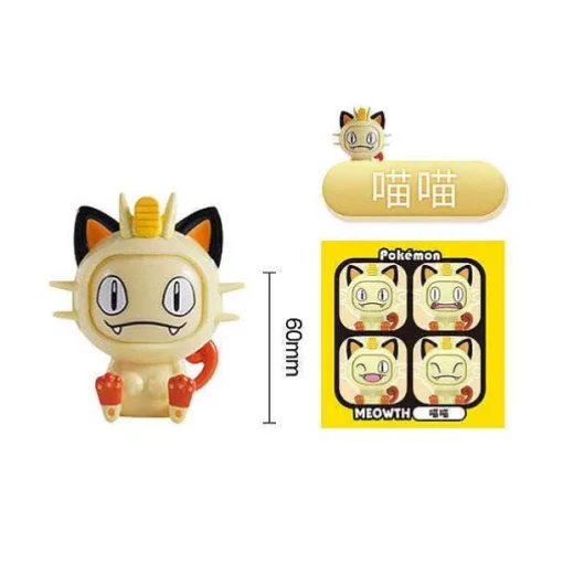 Pkm.store Pokemon Figuren-Pokemon Sammelfiguren Mit Wechselgesicht (Ca. 5 Cm)