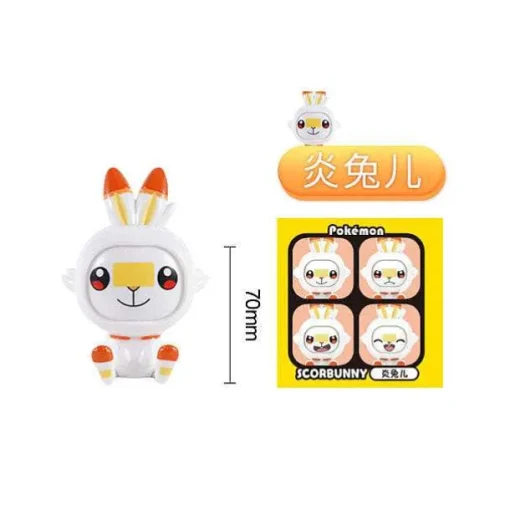 Pkm.store Pokemon Figuren-Pokemon Sammelfiguren Mit Wechselgesicht (Ca. 5 Cm)