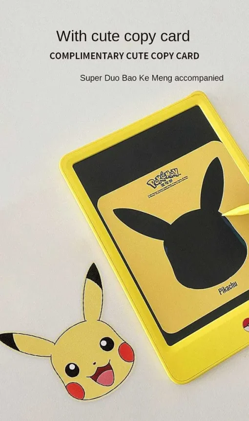 Pkm.store Sonstiges Merchandise-Pokemon Schreibtafel Im Pikachu Design Mit Pokemon Abpaustafeln