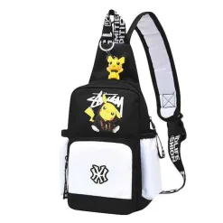 Pkm.store Rucksäcke & Taschen-Pokemon Schultertasche, Slingbag Unisex, Verschiedene Farben