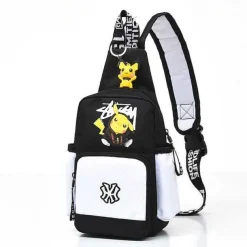 Pkm.store Rucksäcke & Taschen-Pokemon Sling Bag - Kleiner Rucksack Tasche Mit Pikachu Motiv