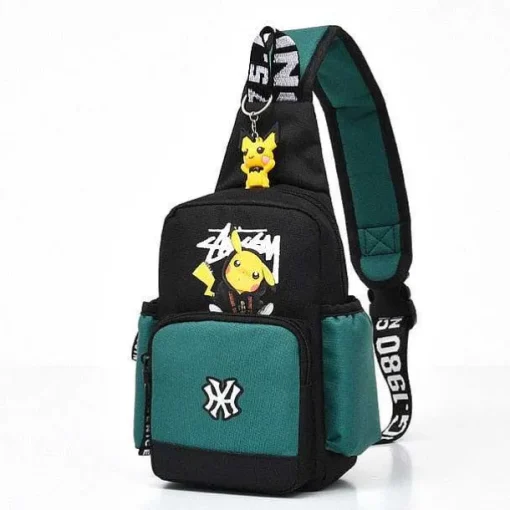 Pkm.store Rucksäcke & Taschen-Pokemon Sling Bag - Kleiner Rucksack Tasche Mit Pikachu Motiv
