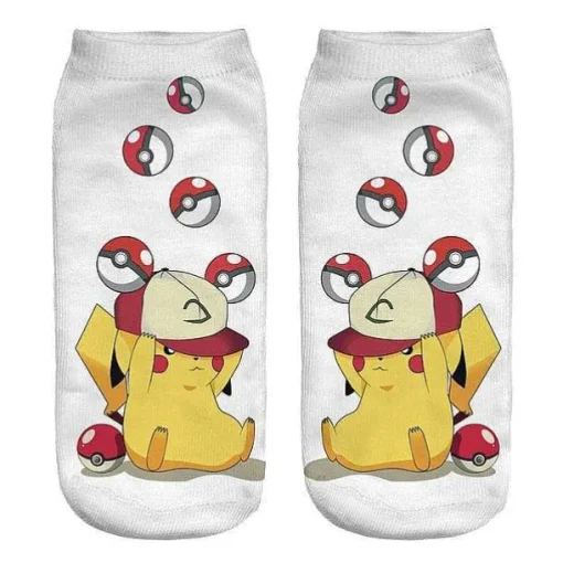Pkm.store Sonstiges Merchandise-Pokemon Sneaker Socken - One Size - Viele Motive